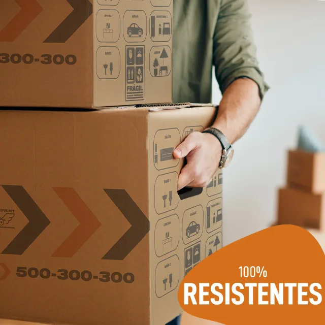 MARCPRINT 10 cajas mudanza talla L 45 litros