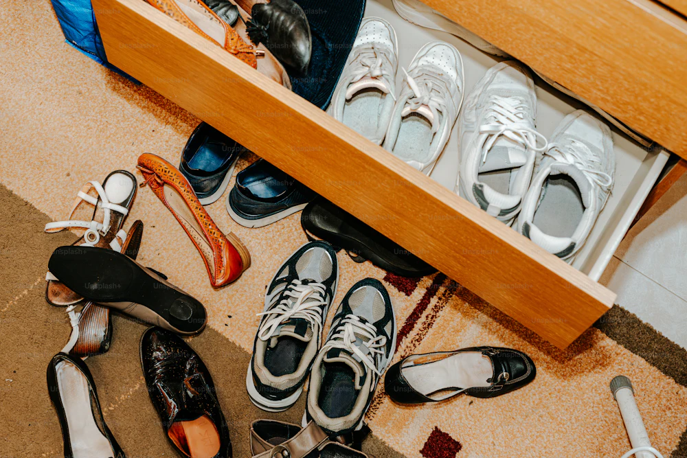 Zapatos ordenados