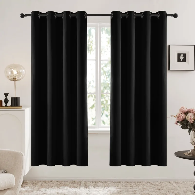 Deconovo, cortinas opacas térmicas (2 piezas)