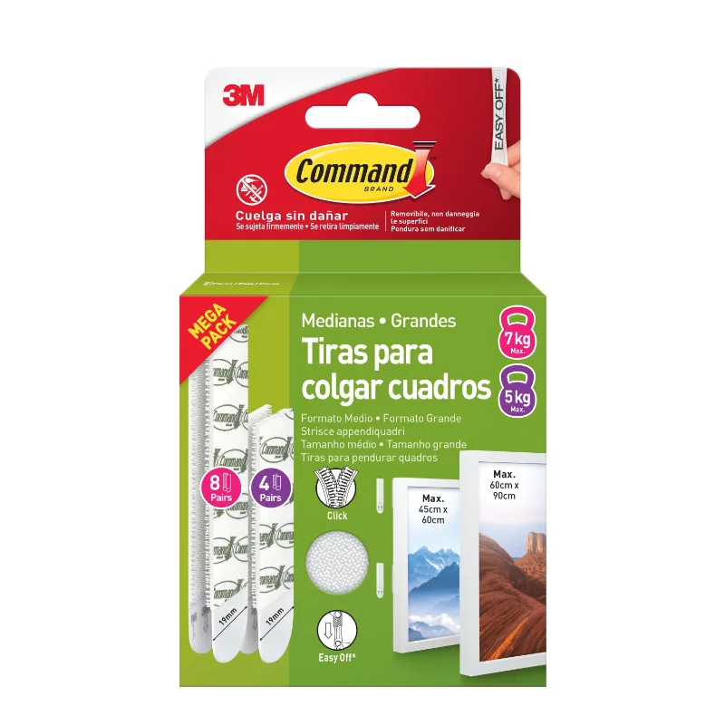 Command 8 pares grandes y 4 medianas