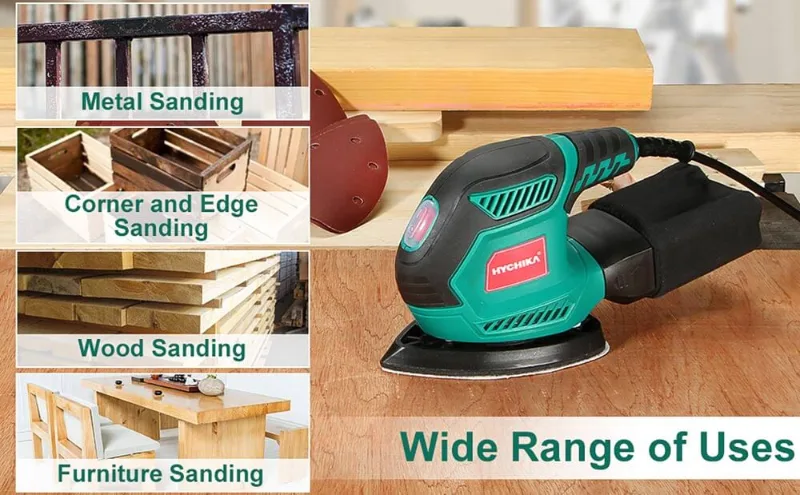 HYCHIKA lijadora de madera de 200 W