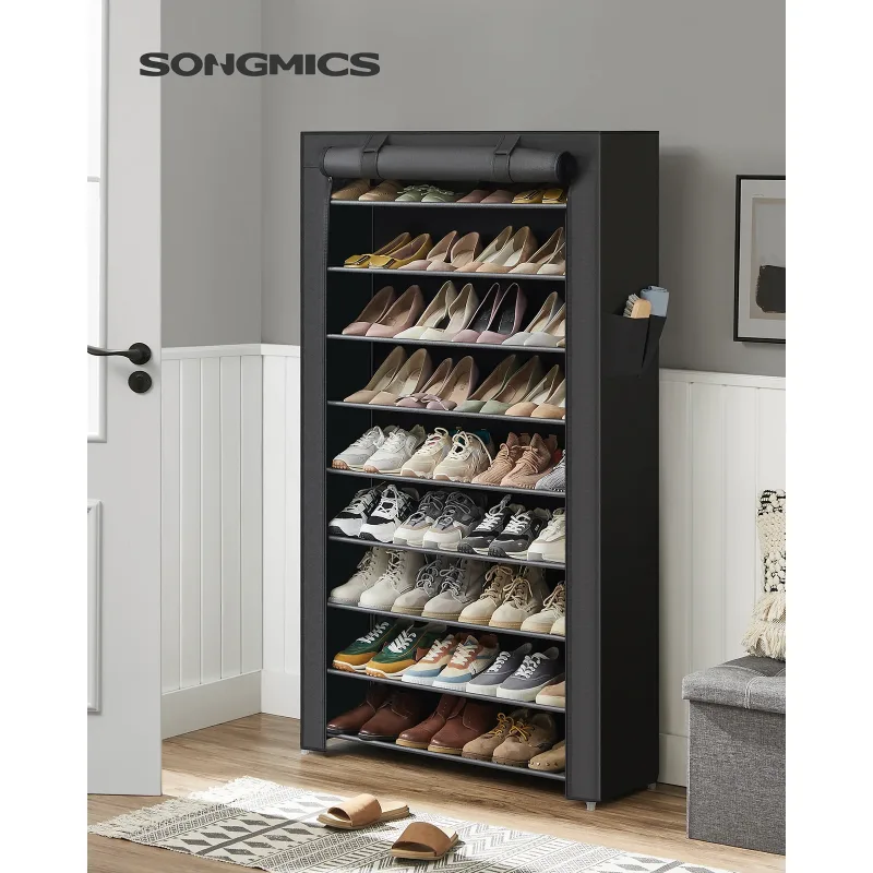 songmics zapatero tela 10 niveles