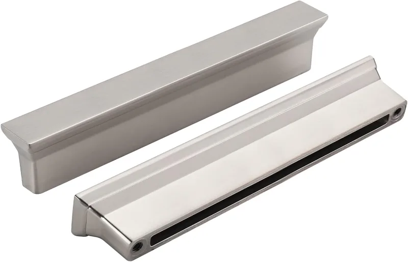 Tiradores de cocina, 20 piezas de 128 mm en plata