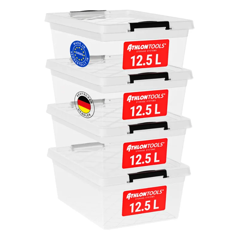 ATHLON TOOLS, 4 cajas de 12,5 litros